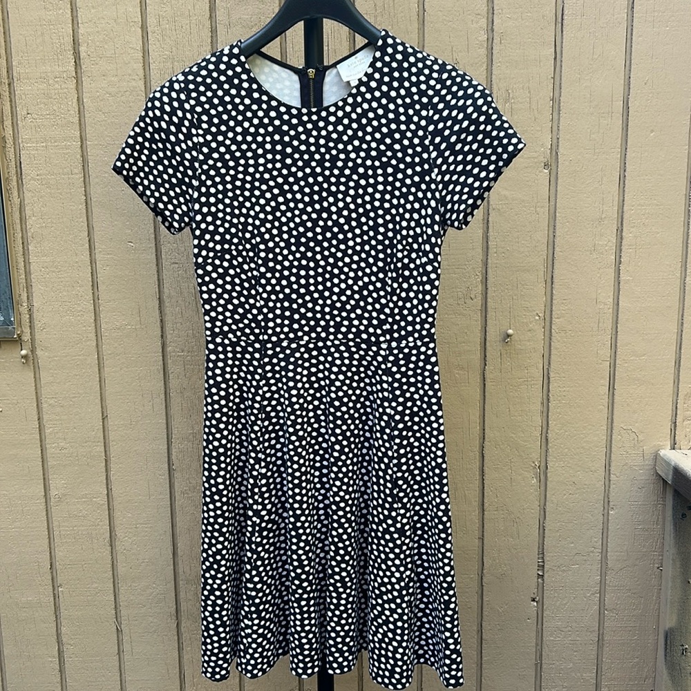 Kate Spade women’s black and white polkadot dress size 0